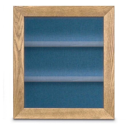 United Visual Products Indoor Enclosed Combo Board, 42"x32", White Frame/White Porcelain & Cork UVCB4232W-WHTPORC-CORK